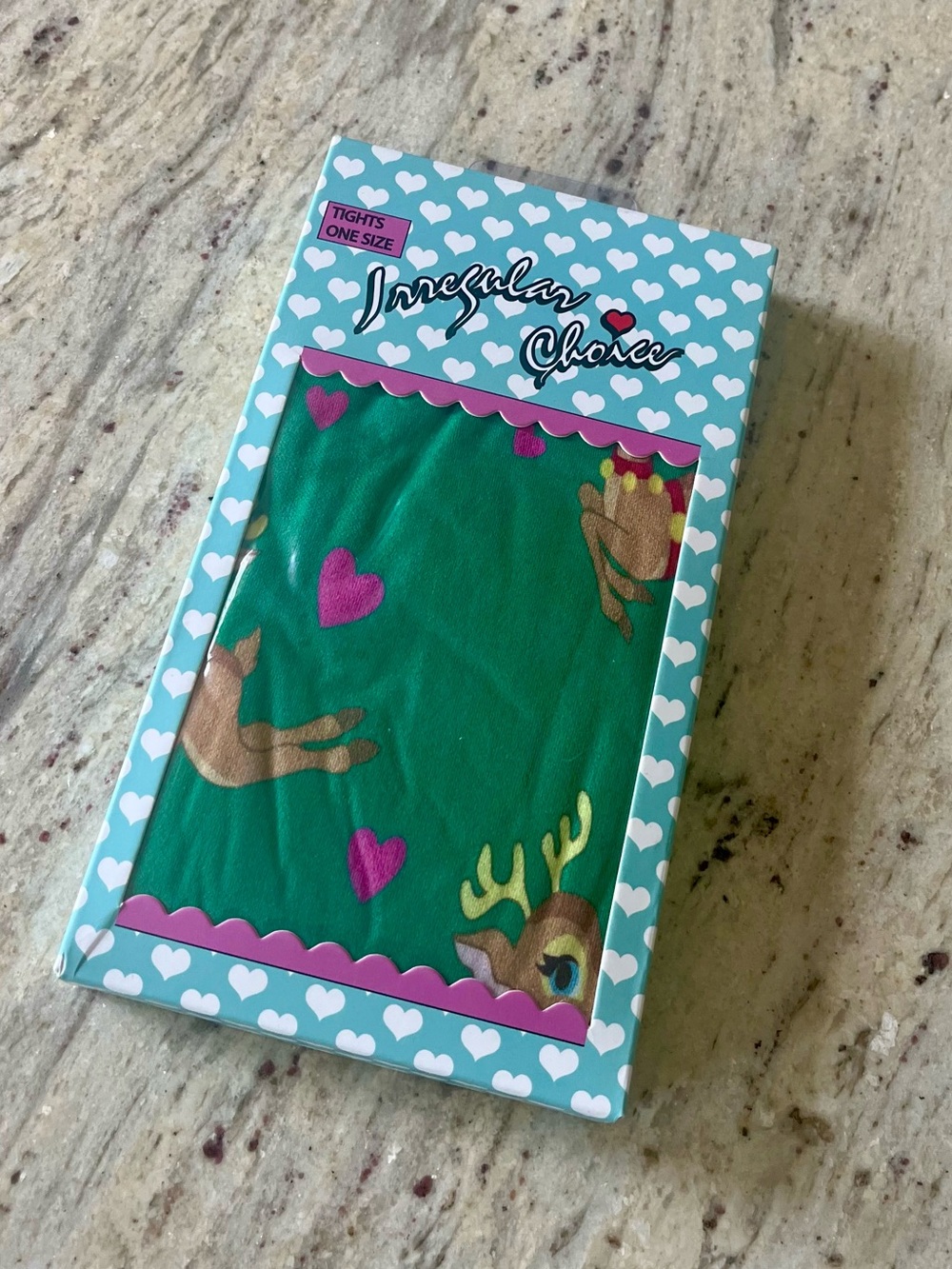 Irregular choice reindeer tights